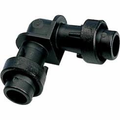 Winkel 90°, 2 x 4 mm Stecktülle 