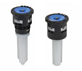 Präzisionsdüse f. Rechteckberegnungsbilder AG Wurfbild 1,2 x 4,6 m, Regner in der linken Ecke