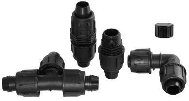 Anschlussstücke QF-Verteilerleitung - Set 