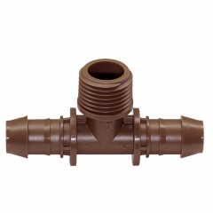 XFF Steckfitting T-Stück 17 mm X 1/2“ AG 